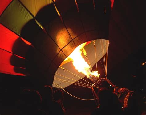 hot air balloon fire